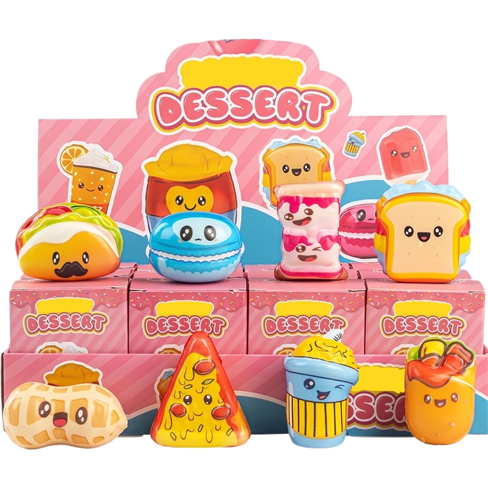 

12Pcs Bun Countdown Box Stress Relief Toy Set One Size