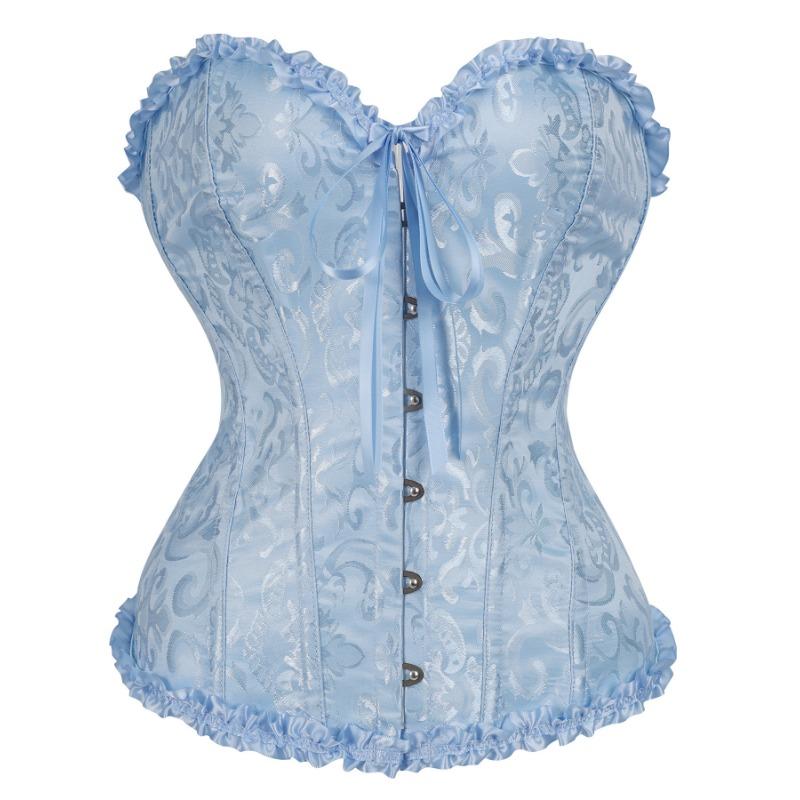 Vintage Retro Soudní Styl Šněrovací Stahovací Přiléhavý Korzet Bustier Tvarující Top Pro Ženy
