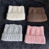 Crochet Devil Ear Hat for Women and Girl Popular 2000S Beanies Hat Soft Pullover Hat for Daily Use Outdoor Winter Headpiece