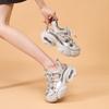 Rhinestone Heightening Sandals Women's New Summer Wear Small Bag Head Hollow Breathable Thick Bottom