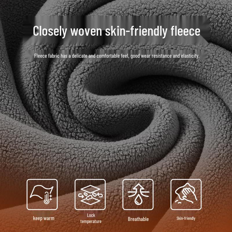 MINISO Men's Heavyweight Fleece Casual Pants