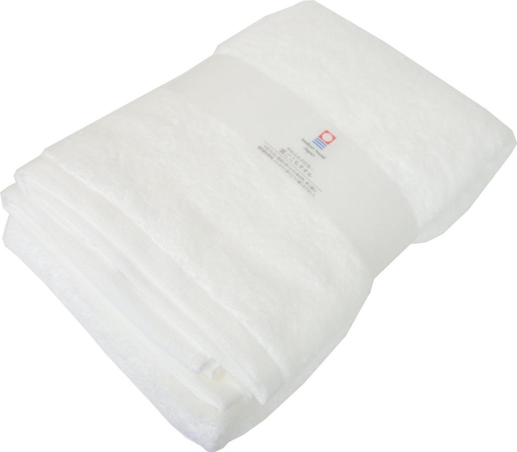 Maruyama Towel Imabari Towel Bath Towel, Cloud-like, Soft, Fluffy, Absorbent, Quick-Drying, White, Approx. 70 x 135 cm
