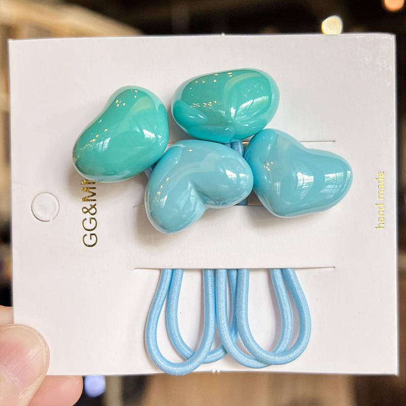 Kristallkaninchen Doppelköpfiges Gummiband Kinderwickel Langes Haarseil Koreanische Version Funkelndes elastisches hochwertiges Kopfseil