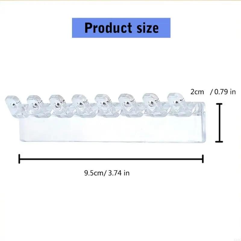 Clear Necklace Organizers Hangings Plastic Necklace Earrings Holder Wall Organizers For Bracelets Rings And Earrings H8WF