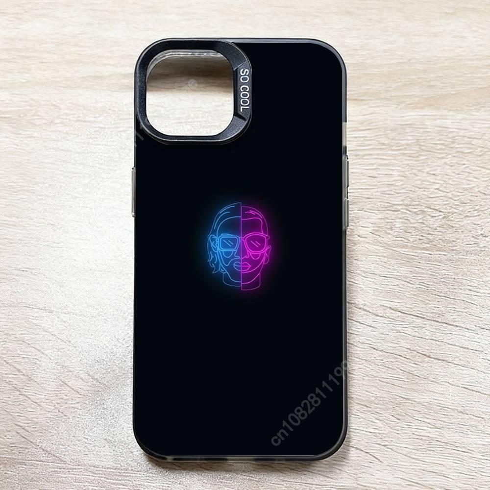 Cool Rapper P-PNL Q-QLF Phone Case for iPhone 17 16 15 Pro Plus 14 13 Max Mini 12 11 X XS Air TPU Bumper