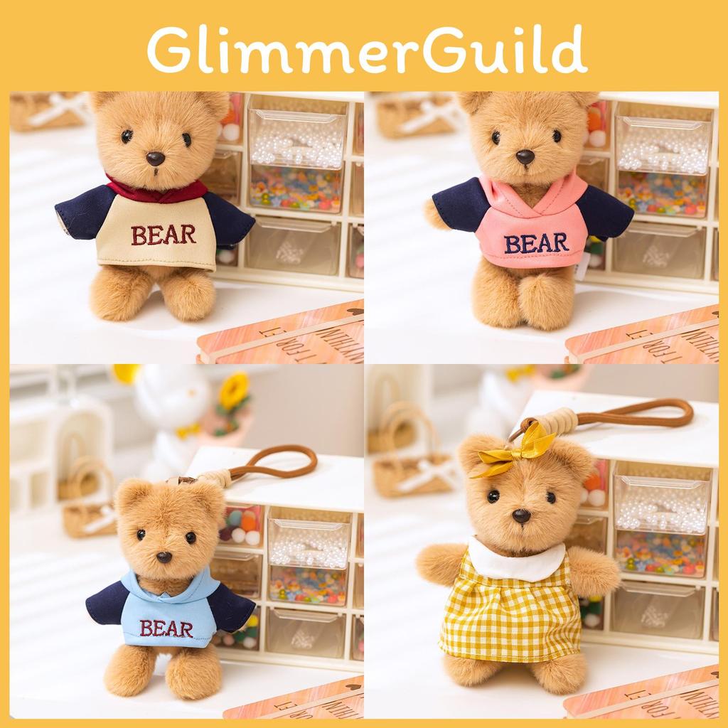 Bear Lovely Teddy Plush Keychain In Various Colors Perfect For Birthday Gifts