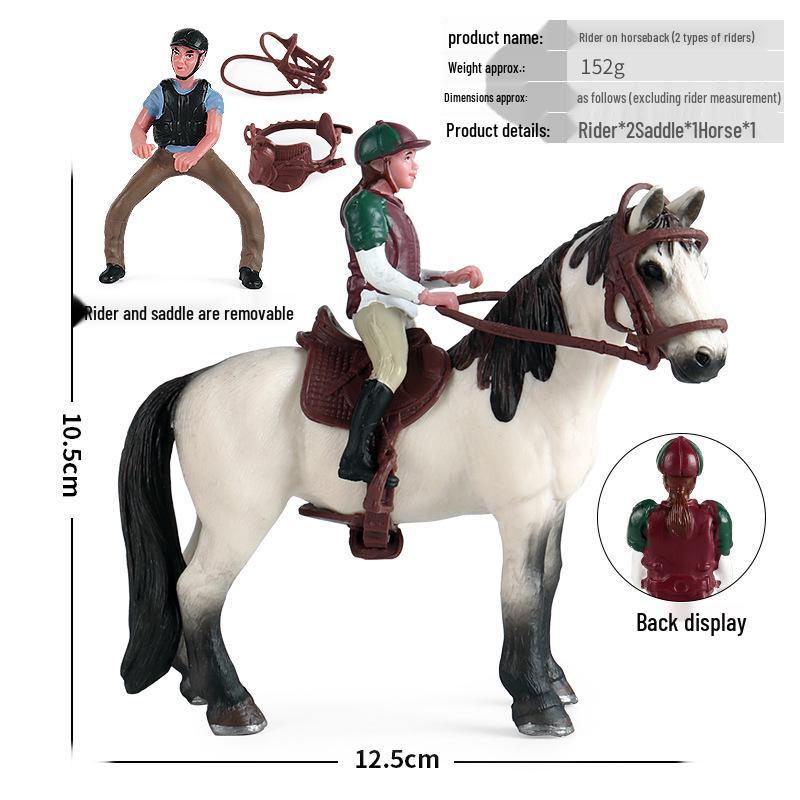 Children's Thousand-Mile Horse Simulation Model Toy and Sand Table Set