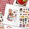2sheets Y2K Gen Z Kawaii  Internet Japanese Childhood Memories Die Cut Adhesive Sticker Journal Collage Decoration Diary