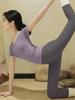 Women's Yoga Apparel: Stunning Bare Feel Short Sleeve Pilates Training Set