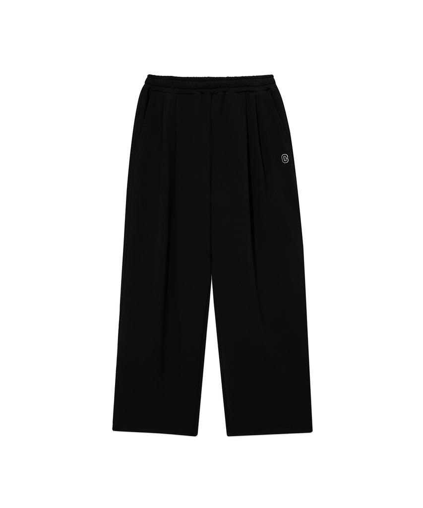 COVERNAT C Logo Wide Sweatpants Black
