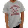 Thanksgiving Leftovers Are For Quitters Joke Womens or Mens Crewneck T Shirt Tee