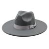 Wool Felt Hat With Large Brim And Bow For Retro Festival Wear