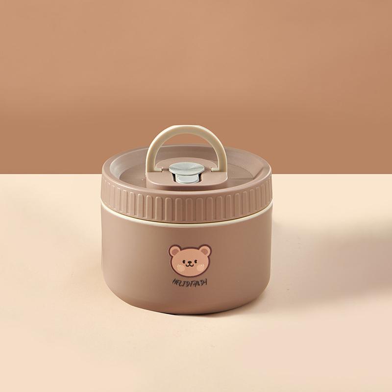 

MeyJig нержавеющая сталь ланч-бокс контейнер для еды в микроволновке портативный бенто-бокс для детей 600 мл