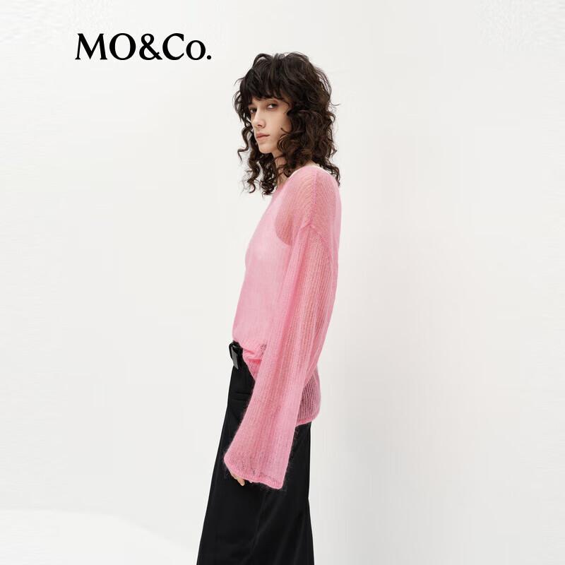MO&Co. Mohair Blend Knit Two-Piece Set
