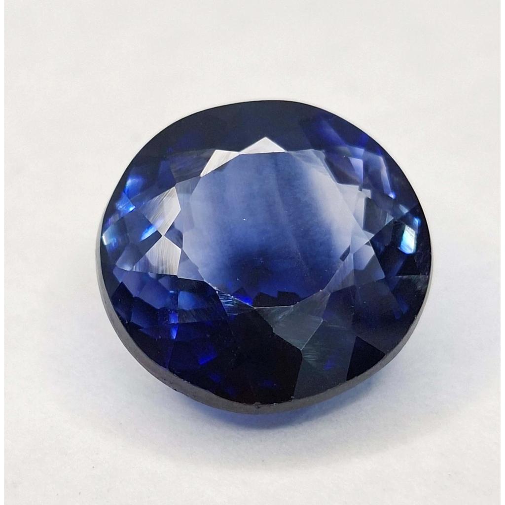 Blue Sapphire Ceylon Natural 20-22 Ct Round Cut Beautiful Certified Gemstone