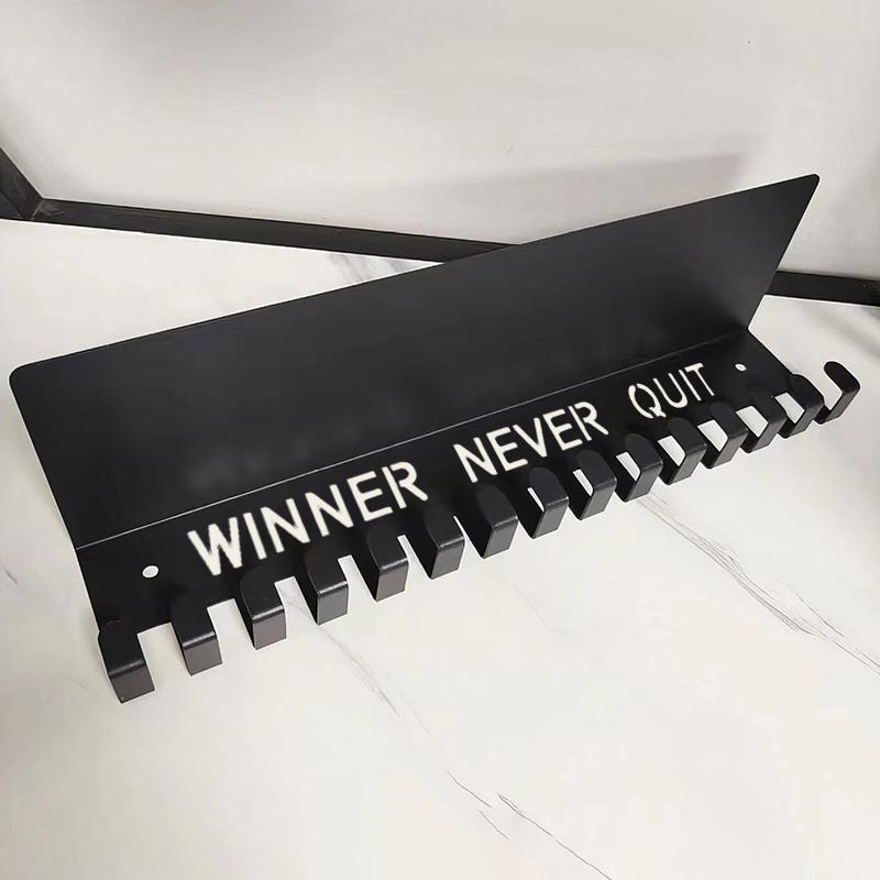 Kovový stojan na medaile Věšák na medaile Držák na zeď Velkokapacitní držák na ocenění Na závody Fotbal Basketbal Sporty Karate