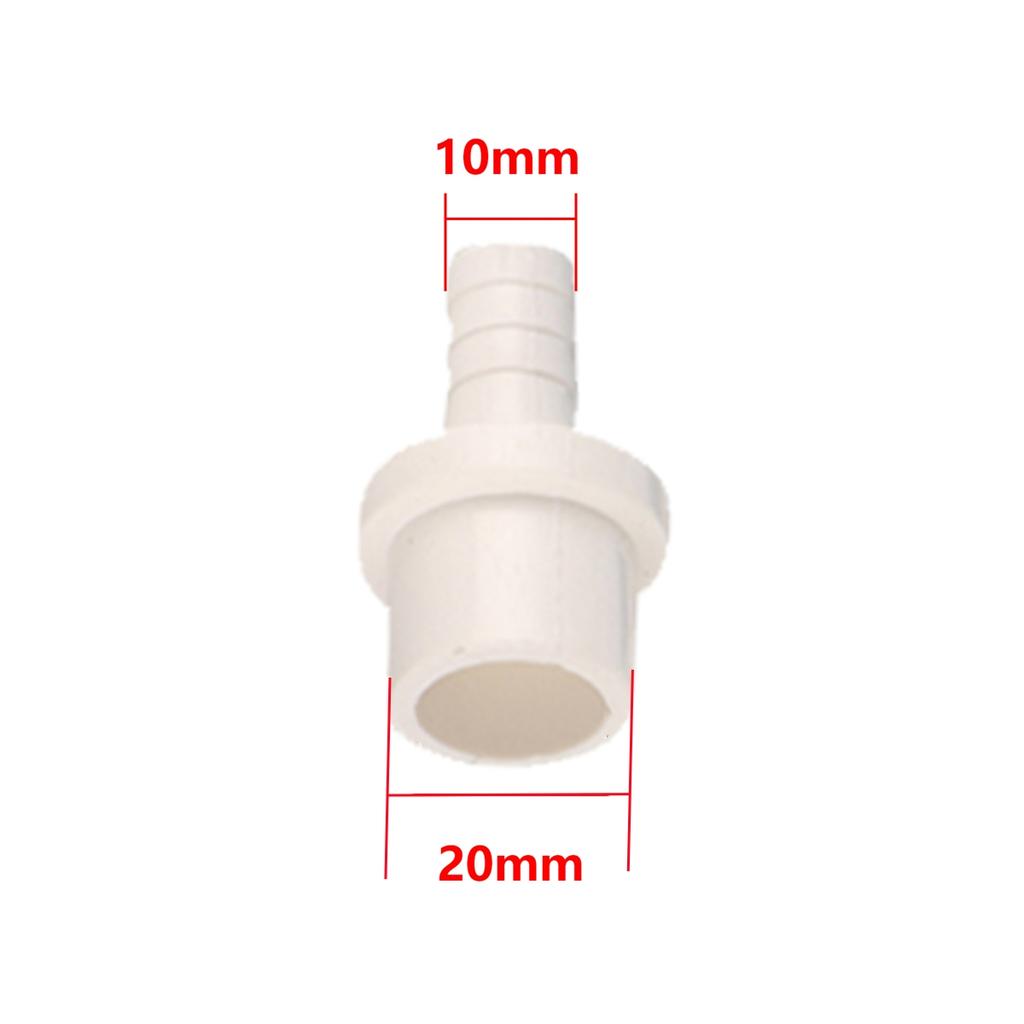 PVC 20/25mm Pagoda Reducing Connector 8/10/12/14/16/18/20mm Variable Diameter Straight Garden Irrigation Fish Tank Joint 10Pcs