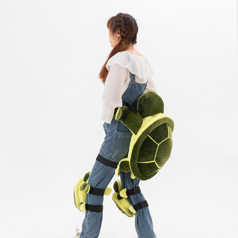 Zimní lyžařské ochranné vybavení Želva plyšová hračka Prdící polštář Měkké roztomilé hnědé medvídě Chrániče kolen Chránič kyčlí Lyžařská protipádová podložka