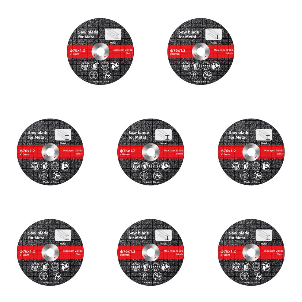 1-10pcs 76mm Metal Cutting Disc Anngle Grinder Grinding Wheels for Stainless Steel Cut Off Wheel Reinforced Resin Cutting Blade