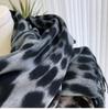 Leopard Print Women's Scarf - Autumn/Winter Thick Imitation Cashmere Shawl with Tassels - Classic European & American Style, Versatile & Warm.