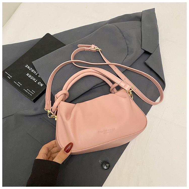 

Высококлассная нишевая сумка женская 2025 новая летняя универсальная сумка-мессенджер модная портативная плиссированная сумка-ведро