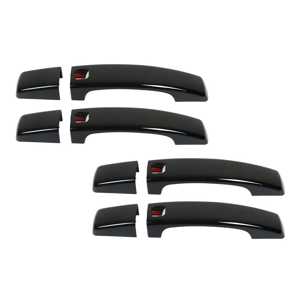 Car Door Handle Cover Trim Bright Black Replacement for Land Rover Discovery 4 LR4 2010‑2016