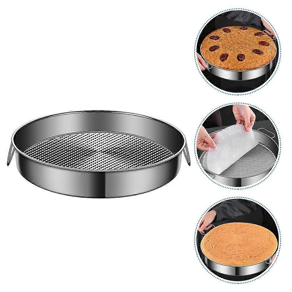 Kitchen Steamer Basket Silver Pot Steamer Tray for Food Steaming 3Pcs