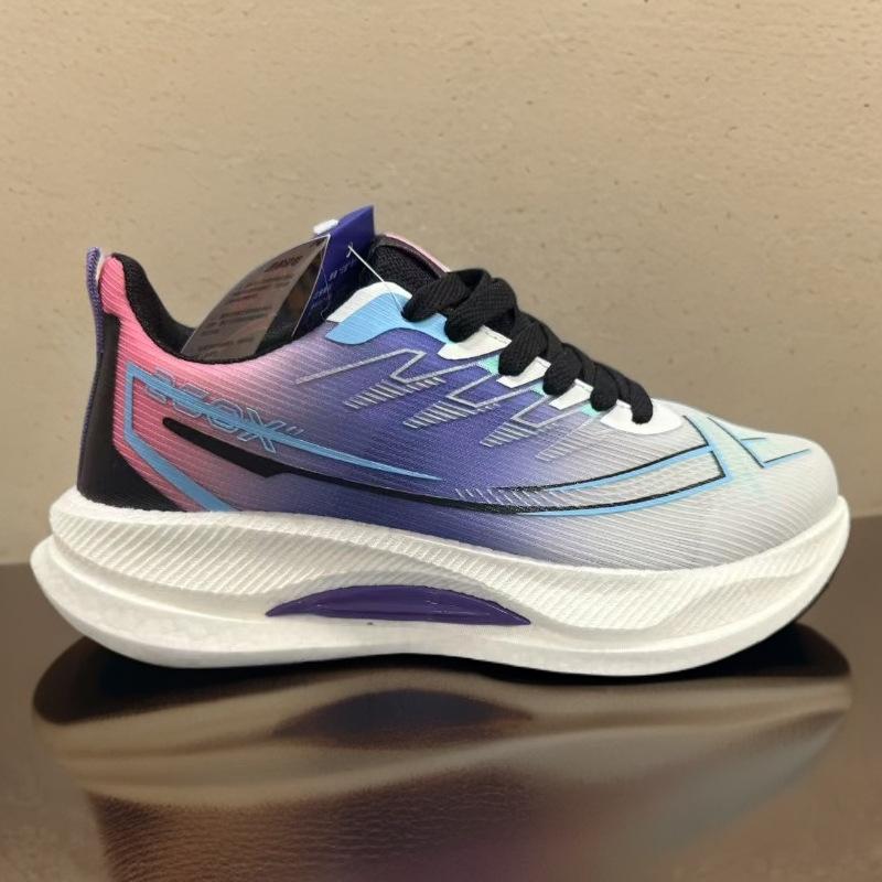 Summer New Couple Shoes Light and Comfortable Gradual Change Color Youth Sports Shoes Breathable Soft Sole Lace-up Men's Running Shoes