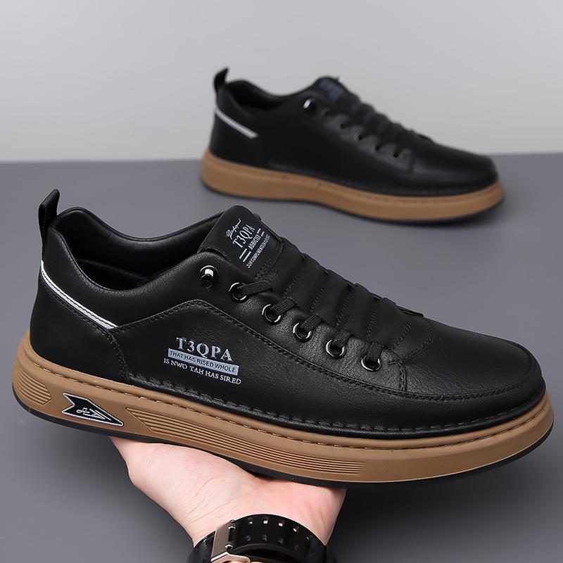 Herren Rutschfeste Atmungsaktive Canvas-Schuhe: Neue Frühling & Herbst Britischer Stil Lässige Slipper Fahrleder Schuhe