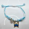 Adjustable Colorful Rope Lucky Butterfly Pendant Bracelet For Women Girls Child Birthday Gifts Charm Fashion Couple Bangles