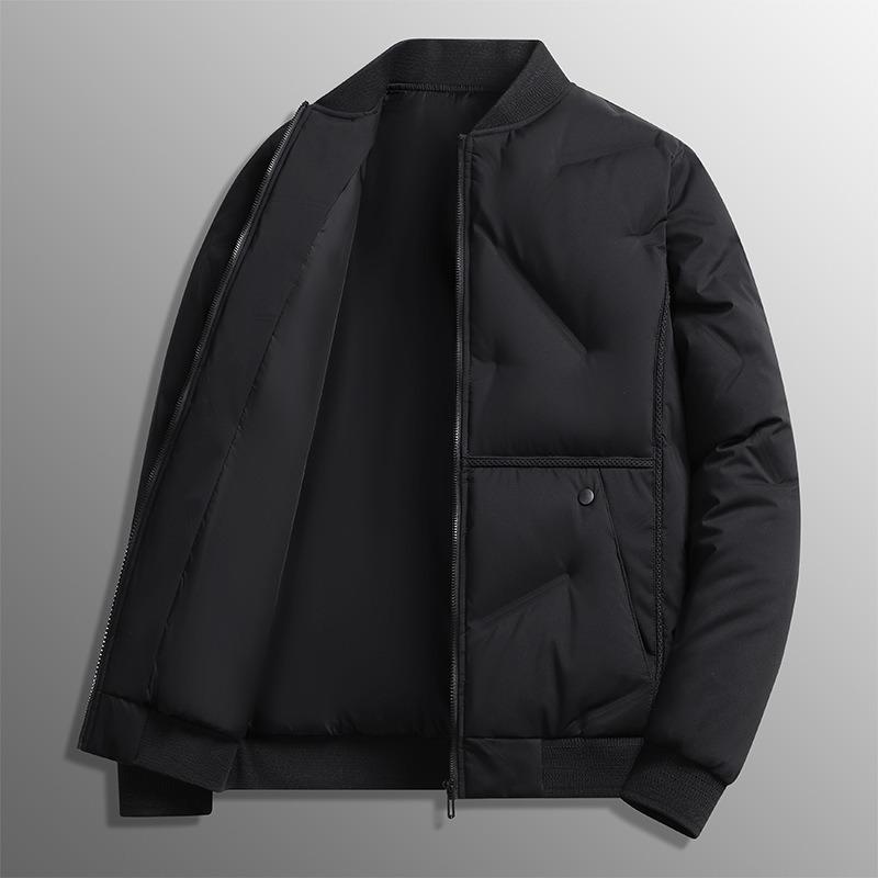 Baseball collar cotton clothes men's short winter thickened warm and cold warm jacket casual Qingchao brand jacket
