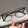 Men Ultra Light Half Frame Myopia Glasses Business Style Anti Blue Light Eyewear 0~-4.0 Diopters