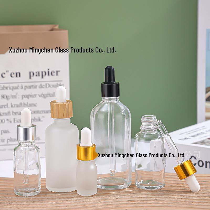 Clear Glass Dropper Bottle for Essential Oils and Skincare Serums