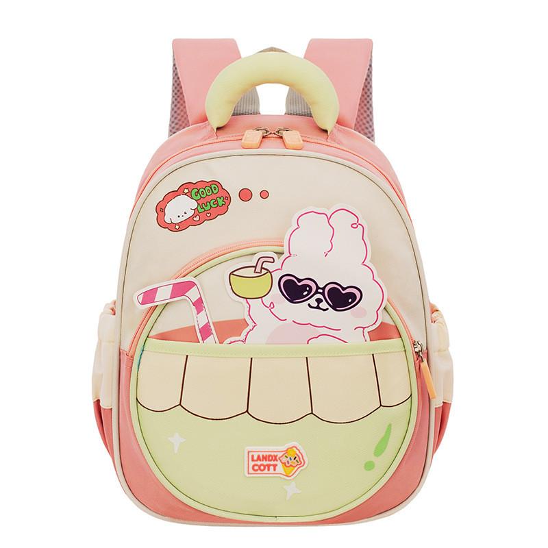 Cute Cartoon Toddler Backpack With Breathable Oxford Fabric For School And Travel