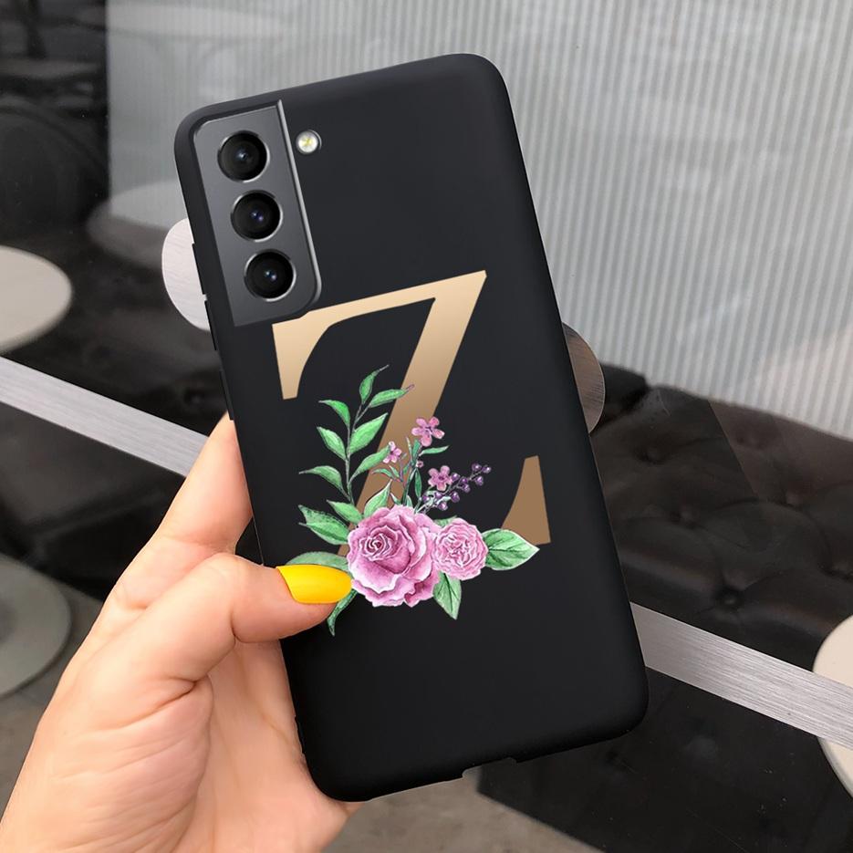 Für Samsung S21 5G Hülle S21 Ultra Plus Niedliche Buchstaben Abdeckung Für Samsung Galaxy S21 Plus 5G S21+ S 21 Ultra Handyhüllen Weiche Fundas