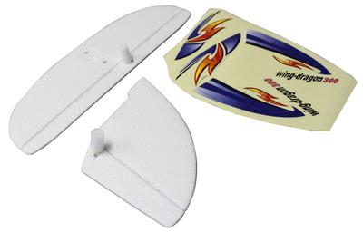 Kyosho Tail Set Dragon Radio Control Parts (Wing EP750) A6581-13