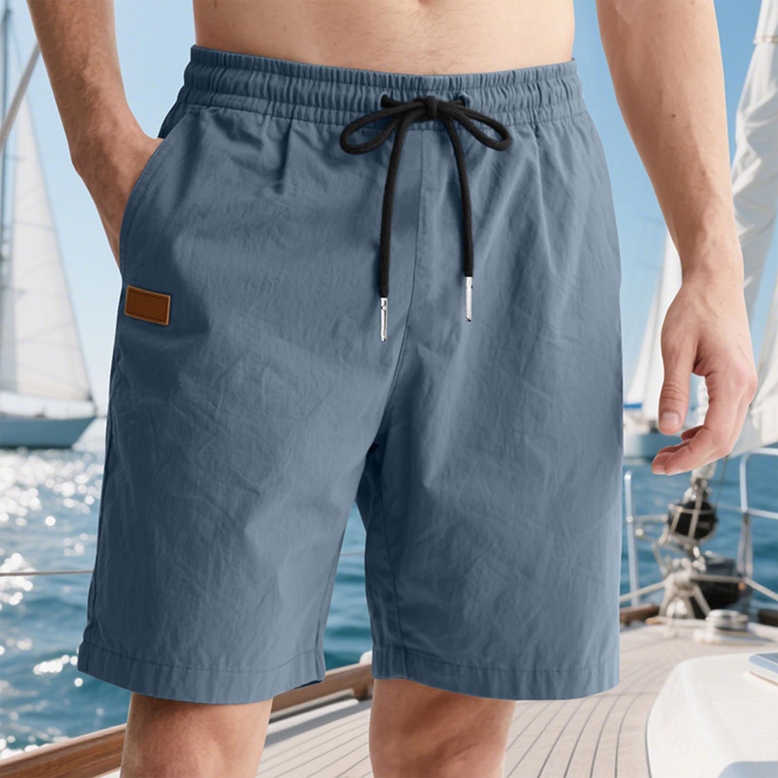 

Men s Summer Large Casual Loose Sports Pants Beach Shorts M