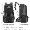 Remarks Japan Backpack 85L Mountaineering Bag Black Large Capacity Mountaineering Backpack Backpack Rucksack Travel Disaster Prevention Excursion