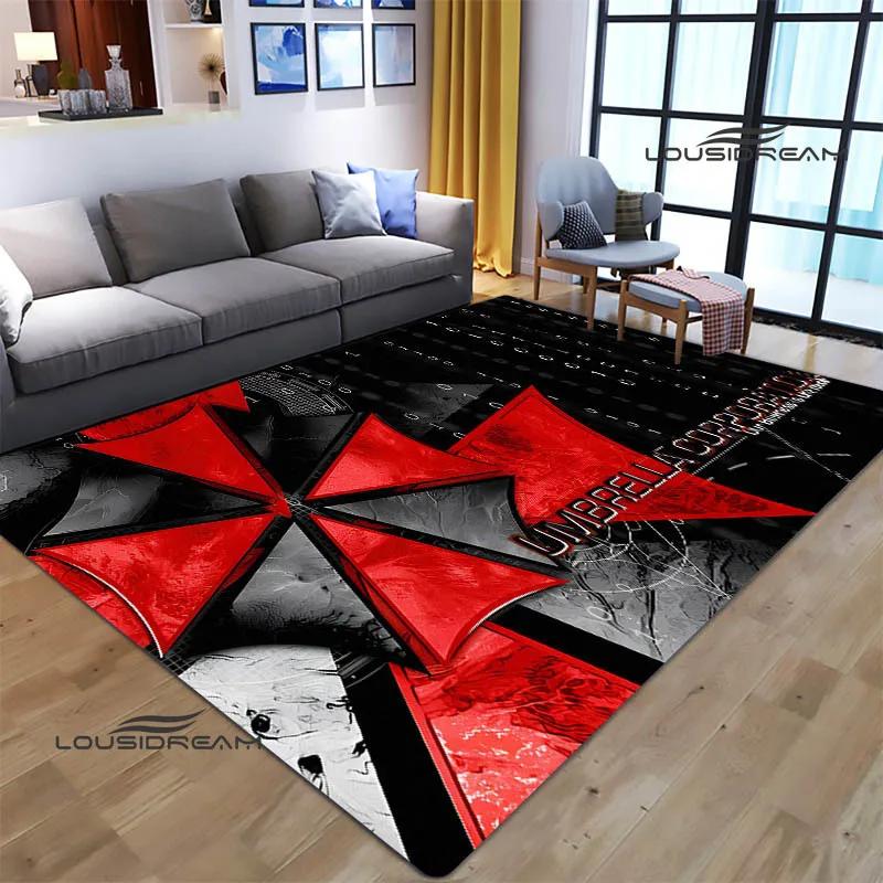 R-Resident Evil Umbrella Printed Carpet Non -slip Carpet Carpets for Living Room Area Rug Door Pad Bedroom Decor Birthday Gift