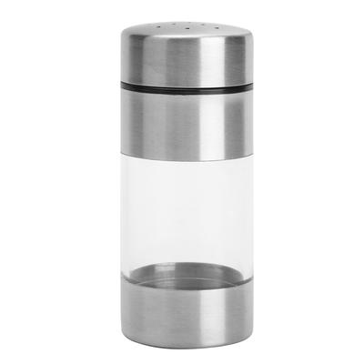 Stainless Steel Seasoning Jar Salt Pepper Spice Seasoning Pot Bottle Tank for Home Kitchen