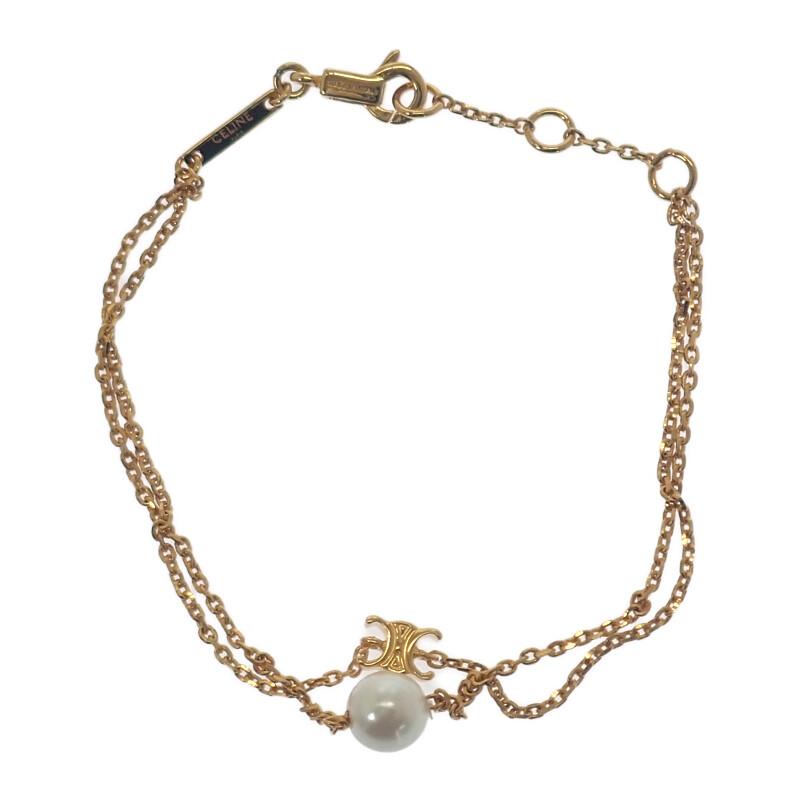 CELINE  461HA6PRB.01GI Bracelet gold/Ivory Metal Women