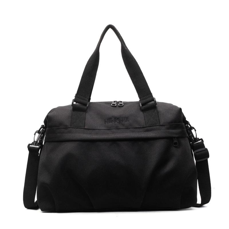 Travel bag Large capacity Premium sense leisure shoulder bag Business trip boarding Airplane storage Luggage bag Fitness sports bag