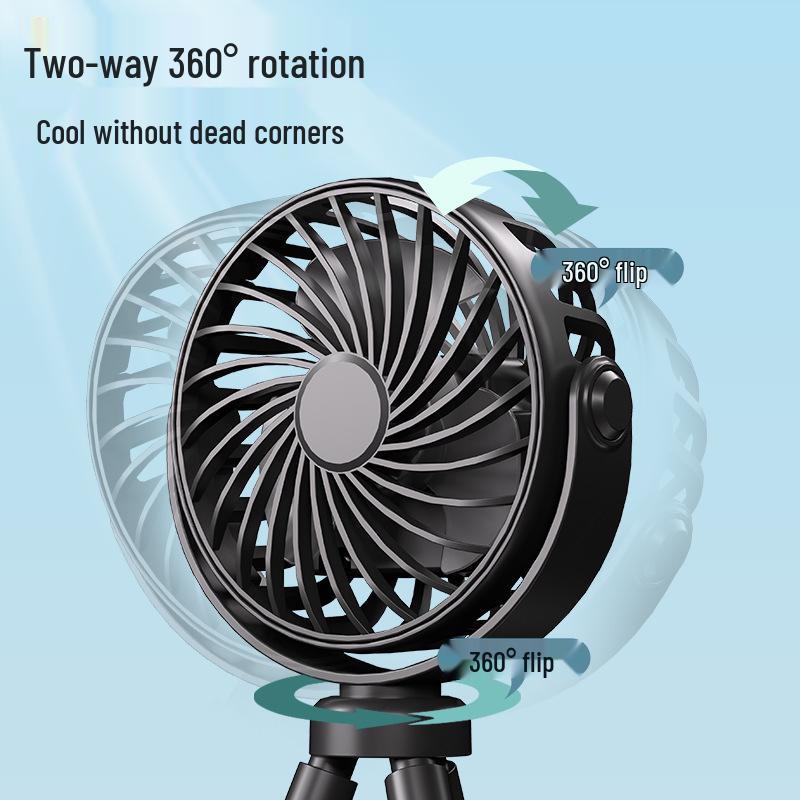Ventilator Portabil Caracatiță: Reîncărcabil prin USB, Portabil, Mic și Versatil.