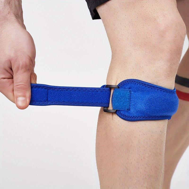 

2PCS Breathable Knee Protector with Shock Absorption for Cycling Basketball and Sports Activities Outdoor Knee Support with OK Blue