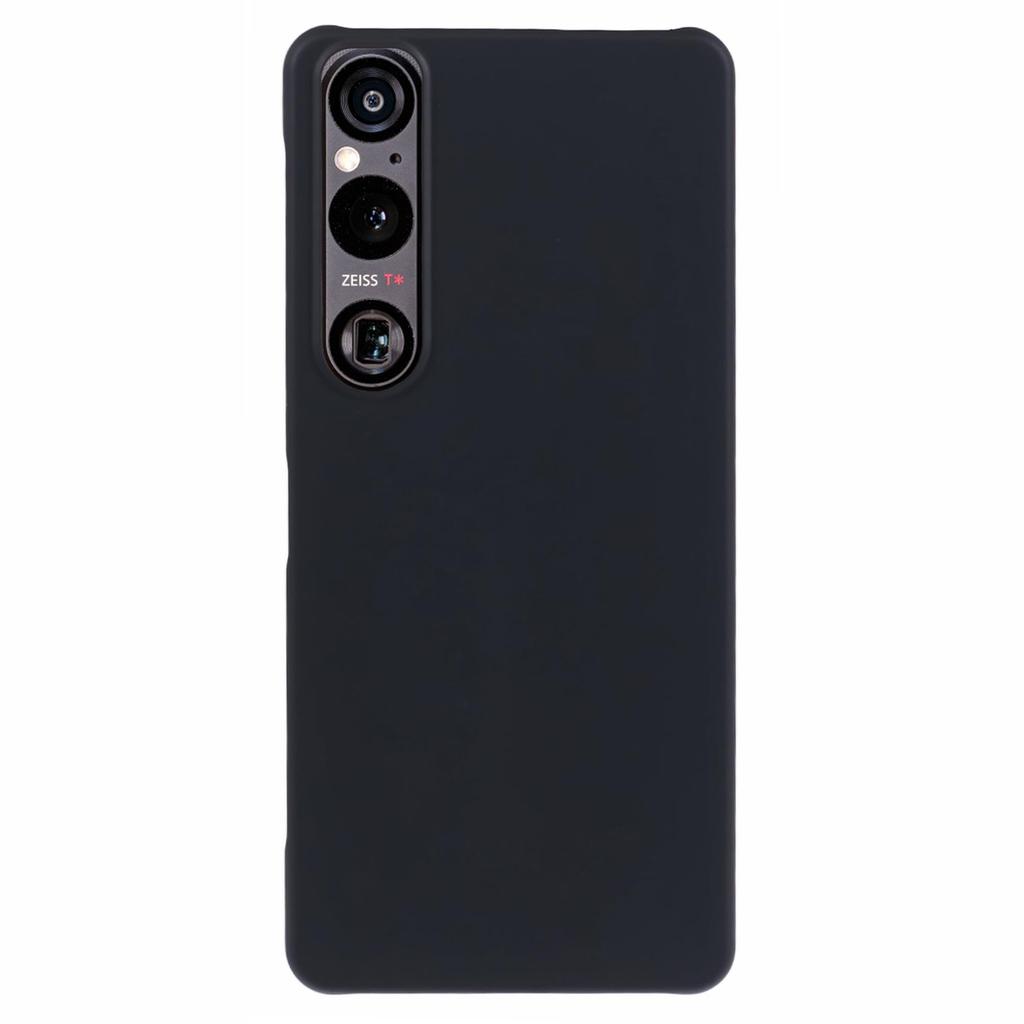 Dla Sony Xperia 1 VI Niepełny Pokrowiec Skóra w Dotyku Matowe Twarde PC Etui na Telefon