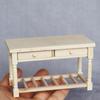 1/12 Dollhouse Mini 2-drawer Dinning Table Furniture Model Kitchen Scene Decor