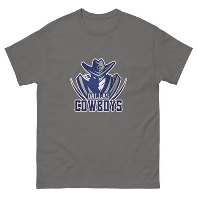 Dallas Cowboys Unisex Classic T-Shirt - Individuelles T-Shirt für Herren Damen Oberteil mit Cowboys Alternativem Teamlogo