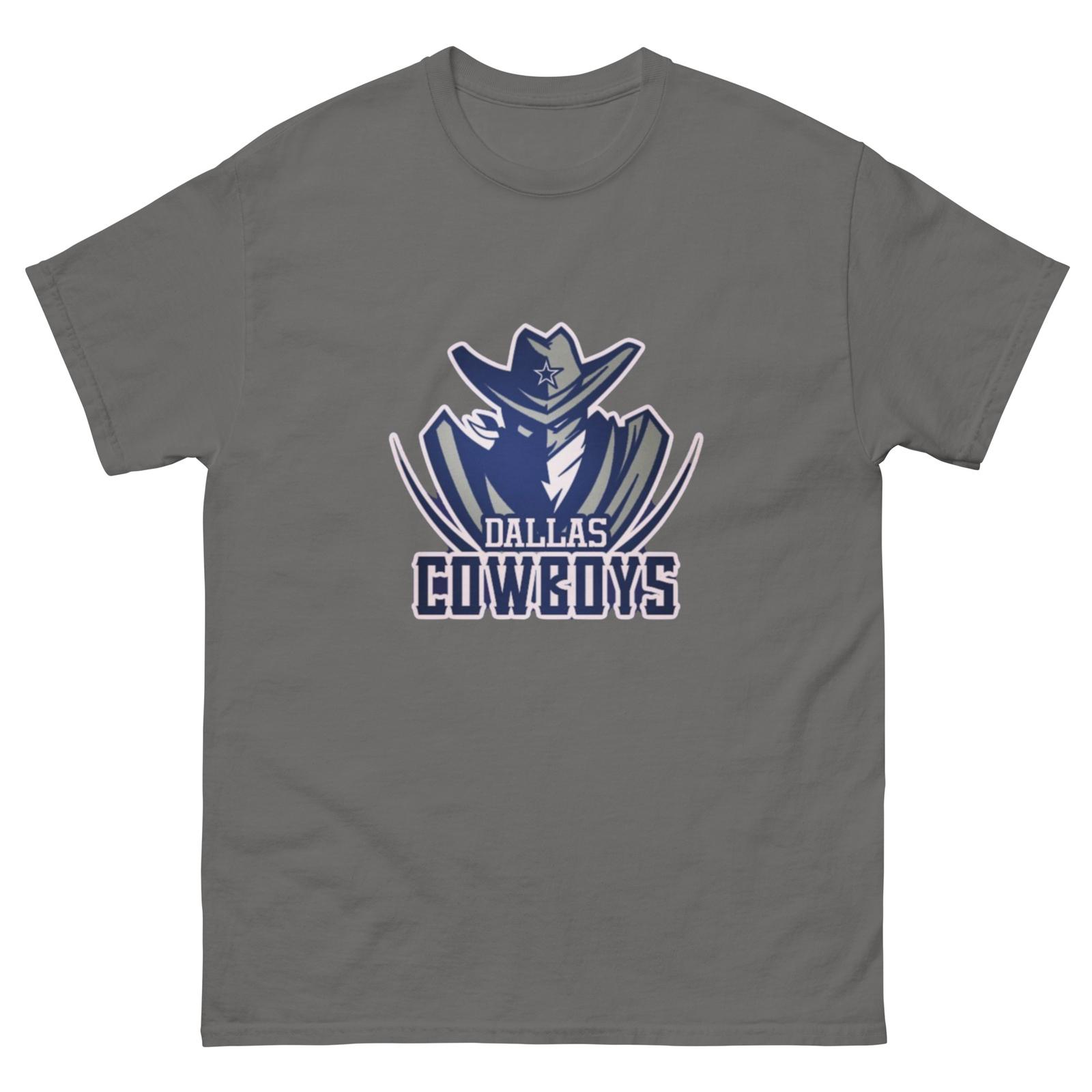 Dallas Cowboys Unisex Classic Tee - Custom T-Shirt Mens Womens Tees Top w/Cowboys Alternate Team Logo M