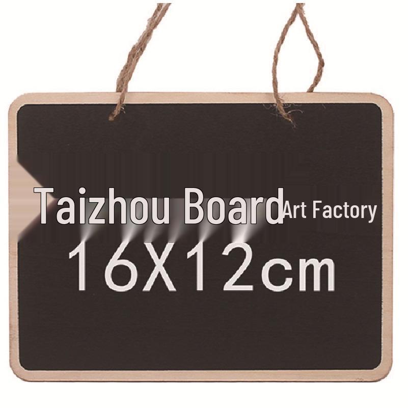 Double-Sided Rustic Chalkboard Pendant Ornament Sign for Weddings and Birthdays
