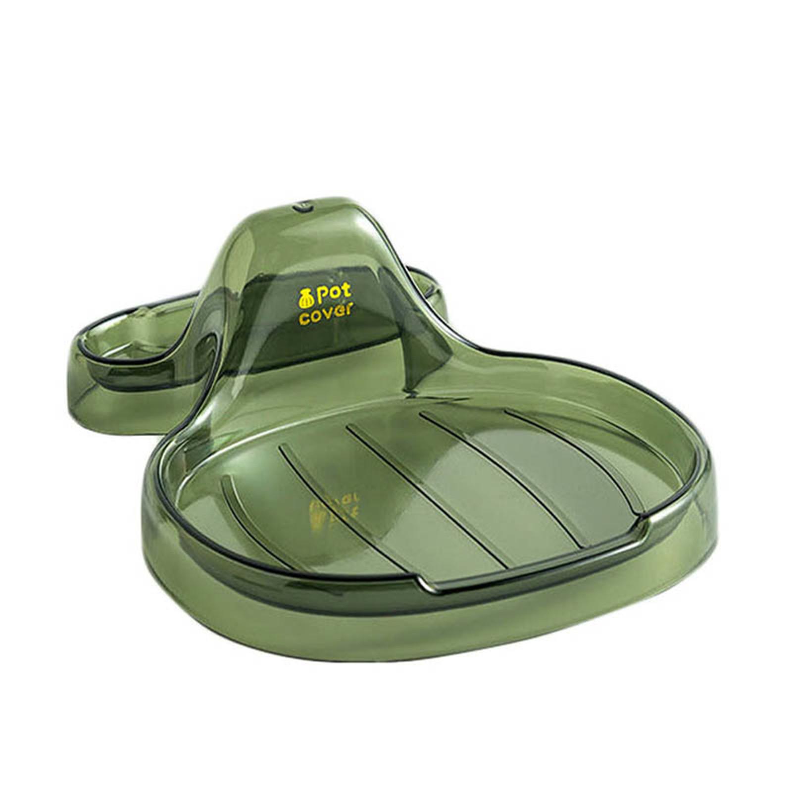 

Многофункциональная подставка для кухонной лопатки, подставка для ложки, держатель крышки кастрюли, термостойкий и экологически чистый держатель ложки для кухонной утвари One Size зелёный